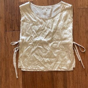 Joah Brown satin tie side tank. Just a little wrinkly.